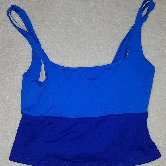 Illusions Blue & Navy Tankini Bathing Top Siz… - Picture 1 of 3